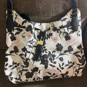 Floral print purse